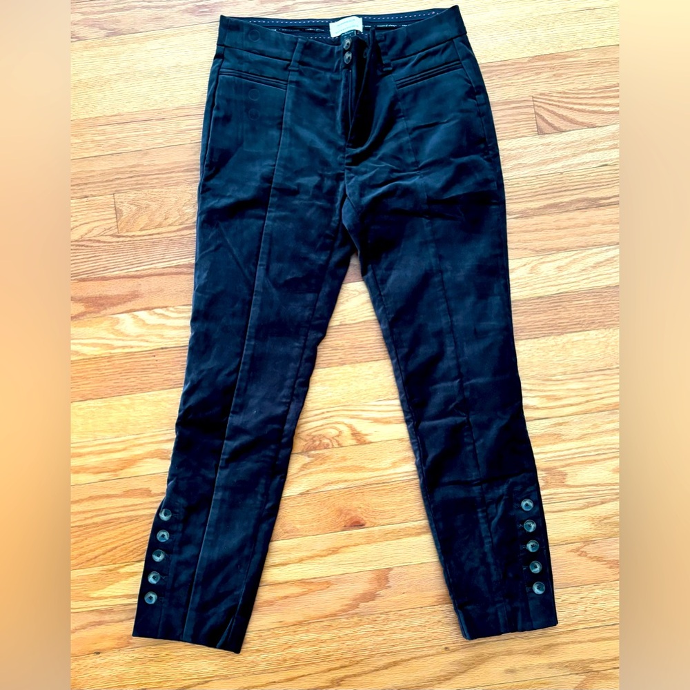 Velvet pants by Anthropologie size 0